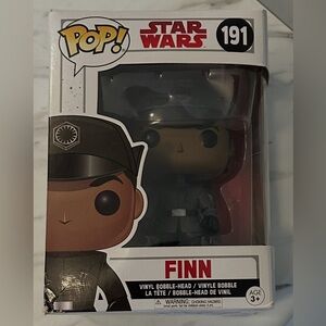 Funko Pop! Finn Vinyl Figure in Black and Gray